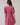 Fawna Shift Mini Dress Kendrie Floral back view showcasing puff sleeves and floral pattern.
