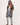 Patchwork Jacquard Open Front Hoodie Cardigan - Sweater Coat