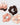 Recycled Fabric Cloud Scrunchies 3pc Set - Rosewood - Scrunchies & Hair Ties