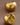 18K Gold Plated Waterproof Stainless Steel Hoop Earrings 7463 close-up highlighting the polished gold finish
