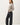 DOUBLE STRIPE SWEATER WITH RIBBED MOCK NECKLINE - Sweater