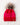 Red & Speckled Patterned Pom Hat