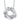 Sterling Silver Twist Circle Pendant Hypoallergenic
