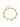 18K gold non-tarnish beaded shell anklets for women