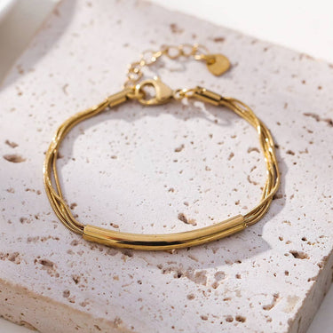 Multi Chain Linked Bracelet