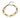Matin 18K Gold Non-Tarnish Two Tone Chain Bracelet