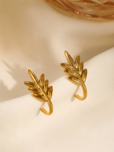 Leaf earrings
