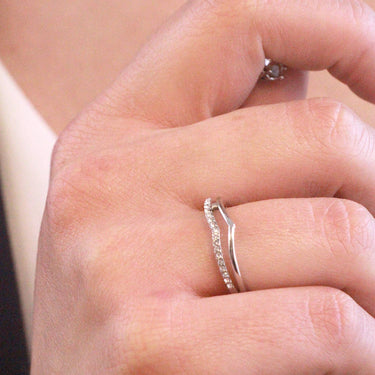 Tiryns Ring - Silver and Crystal