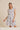 ROUND NECK RUFFLE SHORT SLEEVE FLORAL PRINT DRESS worn by model who is 5'10" and wearing size small