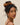 Camel Ruffle Scrunchie worn in a ponytail