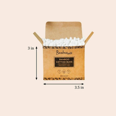 Bamboo Cotton Ear Buds - 200ct - Ear Care