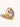 Violette 18K gold double-sided shell ring