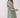 Striped Smocked Waist Round Neck Midi Dress