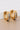 18K Gold Plated Waterproof Stainless Steel Hoop Earrings 7112 displayed from an angled view
