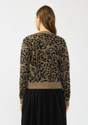 Animal Button Front Cardigan