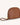 vegan wristlet makeup bag brown side view