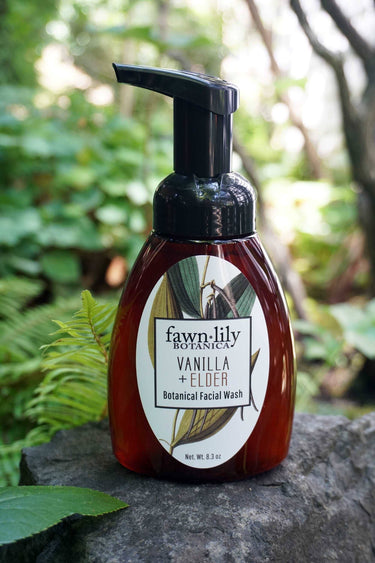 Vanilla Bean + Elder Flower Facial Wash for Gentle Cleansing