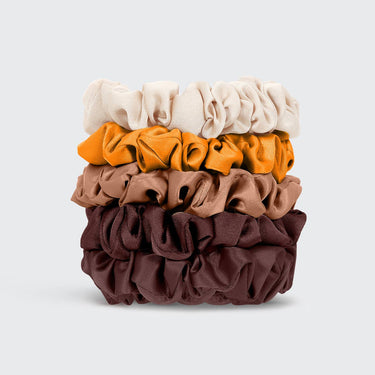 Satin Petite Scrunchies 5pc Set- Sedona - Scrunchies & Hair Ties