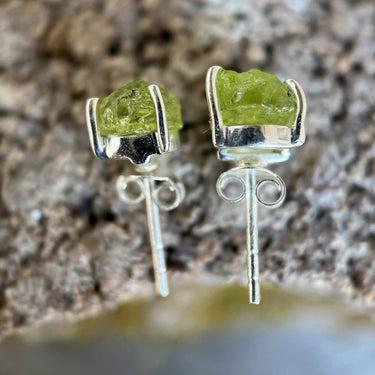 Peridot Stud Sterling Silver