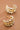 18K Gold Plated Waterproof Stainless Steel Hoop Earrings 7850 displayed as a matching pair on a light background