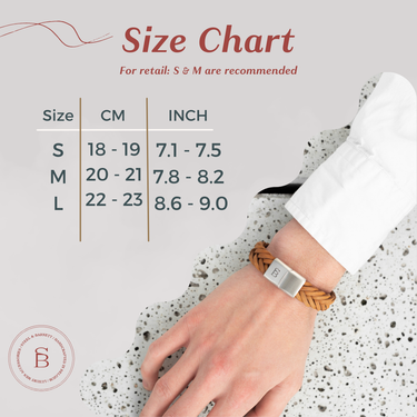 Leather Bracelet Bonacci - Black