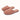 Simple Solid Color Soft Warm Plush Slippers pink