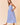 Maxi Dress with Side Pocket and Adjustable Strap in blue side view