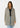 Chevron Notched Lapel Long Sleeve Coat - Coat