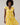 Joni Floral Yodi Shift Mini Dress on model, showcasing ruffle sleeves and floral pattern in vibrant yellow.