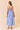 Maxi Dress with Side Pocket and Adjustable Strap in blue back view