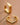 18K Gold Plated Waterproof Stainless Steel Hoop Earrings 7101 displayed on a neutral background