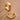 18K Gold Plated Waterproof Stainless Steel Hoop Earrings 7101 displayed on a neutral background
