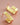 18K Gold Plated Waterproof Stainless Steel Hoop Earrings 7376 product view showcasing the polished gold finish