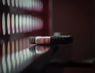 Leather Bracelet Cornall - Vintage Black