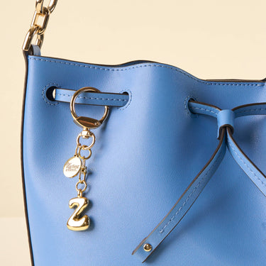 Bubble Letter Keychain Bag Charm-Z