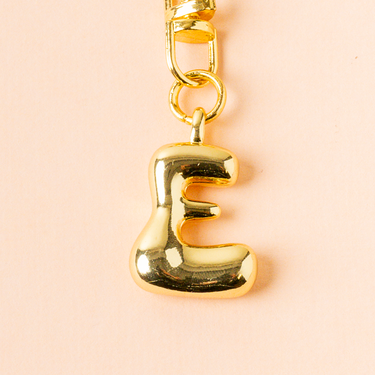 Bubble letter keychain E product detail