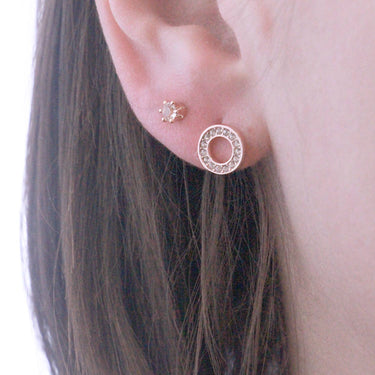 Ophir Earrings - Rose Gold and Crystal