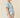 JACQUARD V-NECK DOLMAN SHORT SLEEVE OVERSIZED TOP