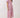 Pink Tropical Print Puff Sleeve Midi Dress