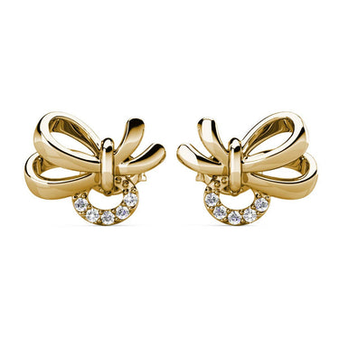 Posie Gold and Crystal Earrings