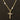Gold Dipped Station Cz Cross Pendant Necklace - GOLD - Necklace