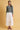 Pointelle 3/4 Sleeve Cardigan in gray front view