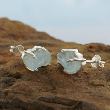 Aquamarine Stud