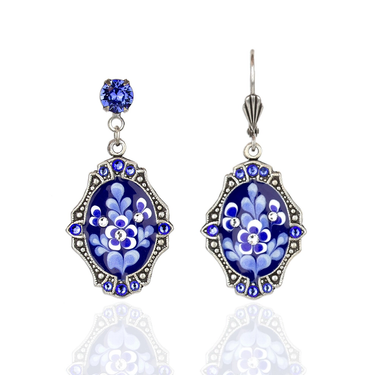 Delphine  Crystal Garden Earrings