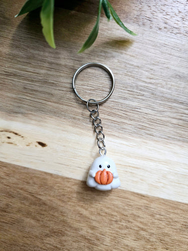 Cute ghost keychain bag charm