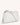 Mira & Moss Audrey Crossbody Bag in white vegan leather with adjustable strap and gold-tone hardware.
