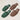 Simple Solid Color Soft Warm Plush Slippers green and brown