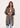 Patchwork Jacquard Open Front Hoodie Cardigan - Taupe/Black / S - Sweater Coat