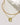 Aura Slice Gemstone Necklace - Limon Quartz featuring a shimmering chain and freeform Limon Quartz pendant.