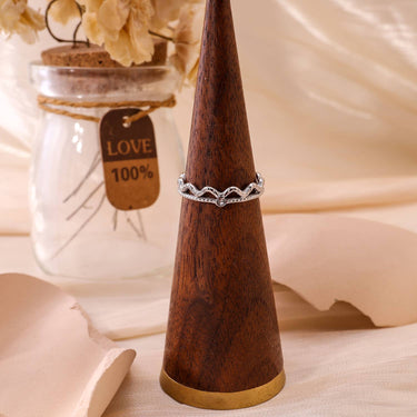 Courrone silver ring